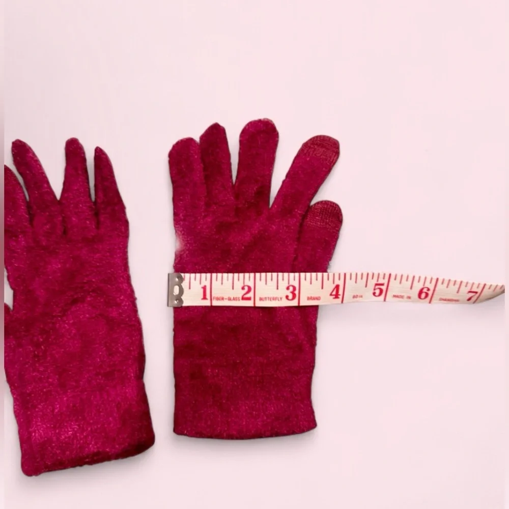 Cejon Tech-Friendly Silver-Knit Fabric Gloves